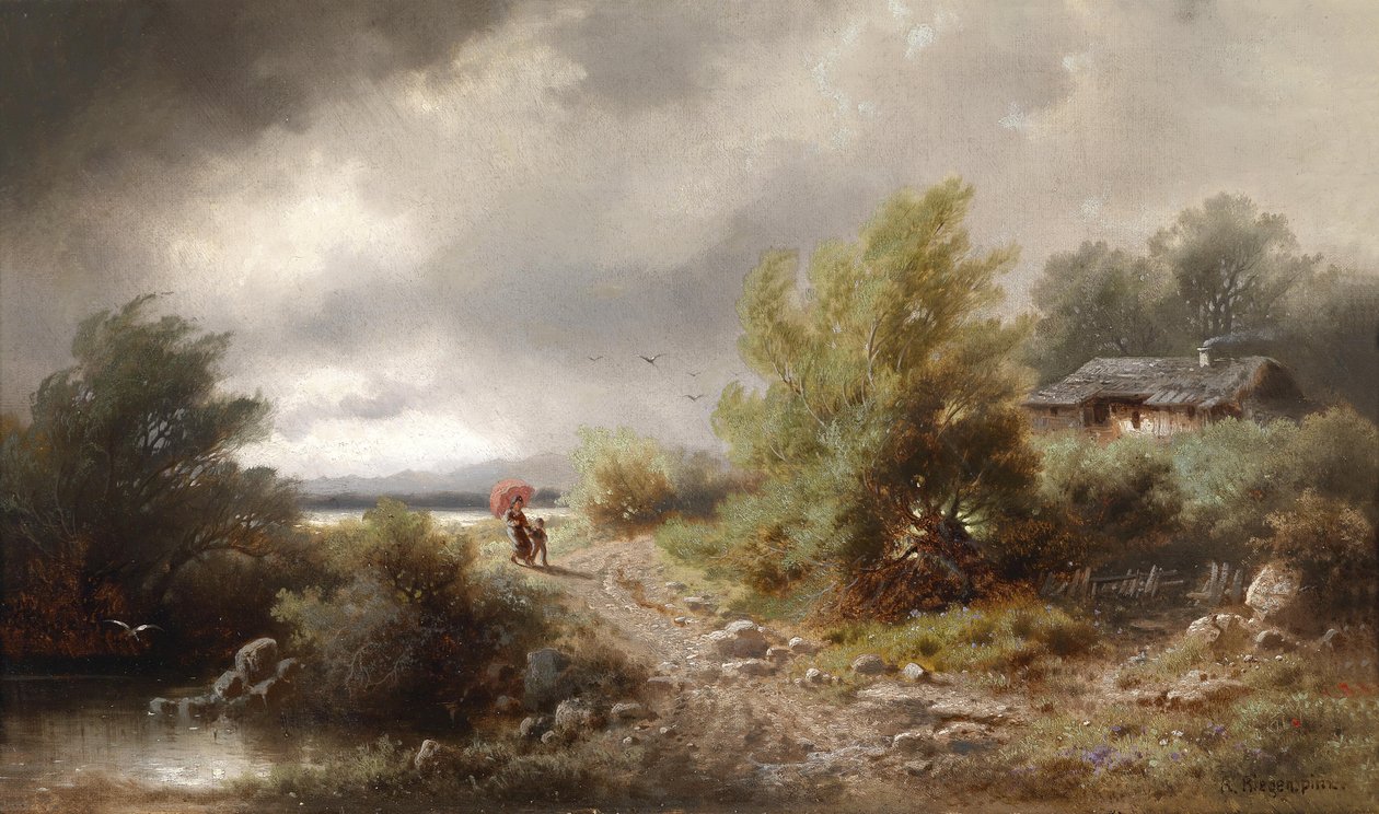 Nærmer seg tordenvær av Albert Rieger