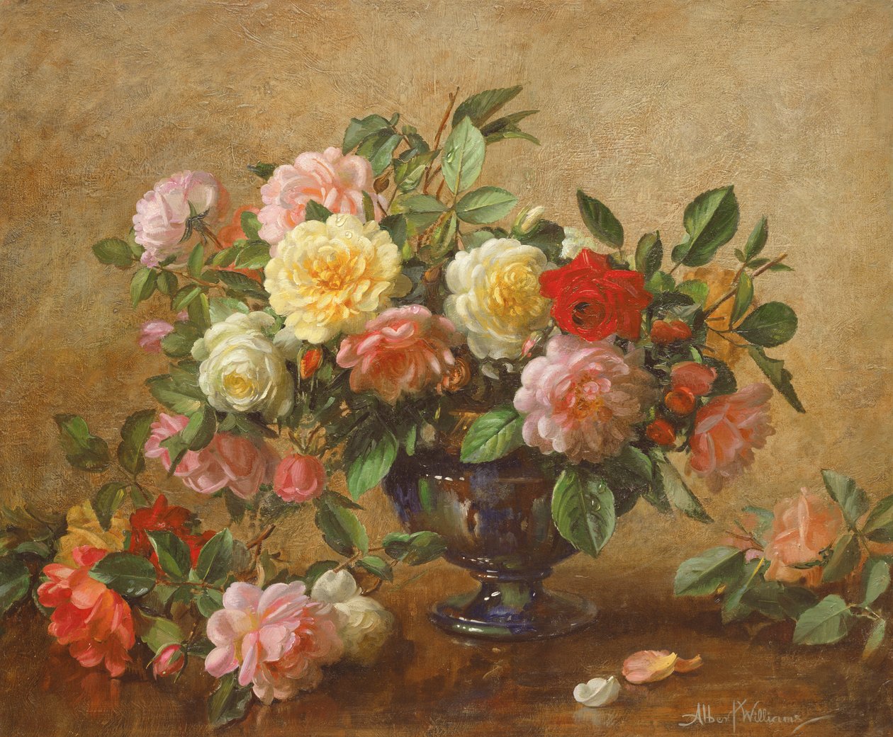 AB1102 All skjønnhet i en sommerrose av Albert Williams