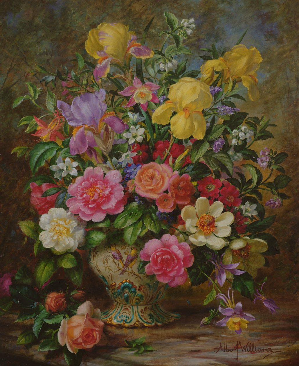 mai-blomster, symboler på omsorg og kjærlighet av Albert Williams