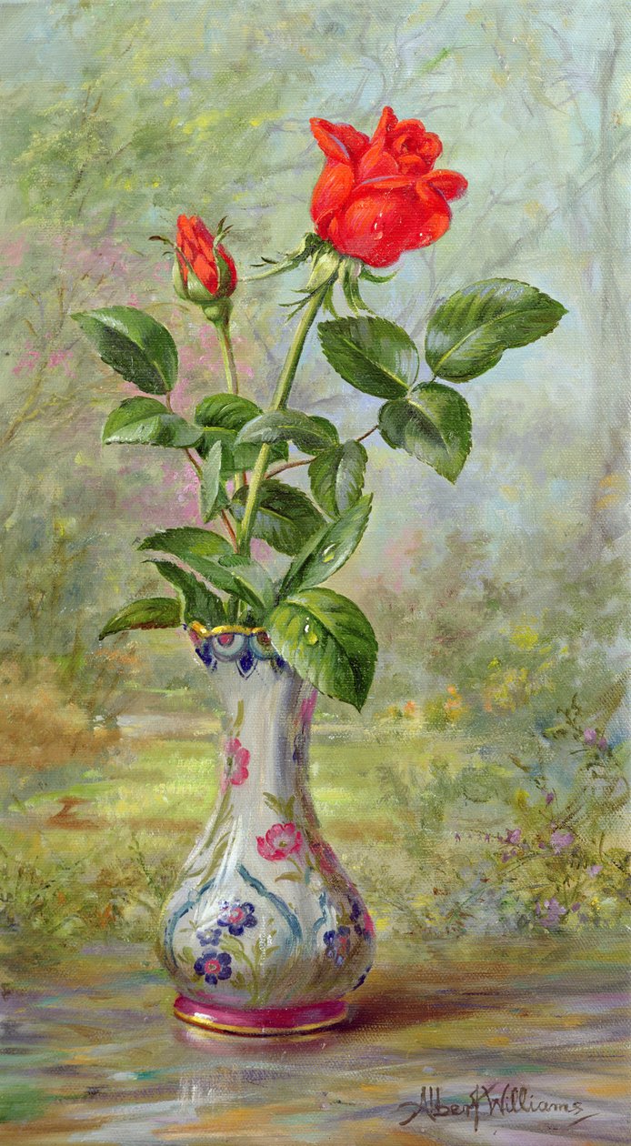 The Crimson Rose, en kjærlighetsbudbringer av Albert Williams
