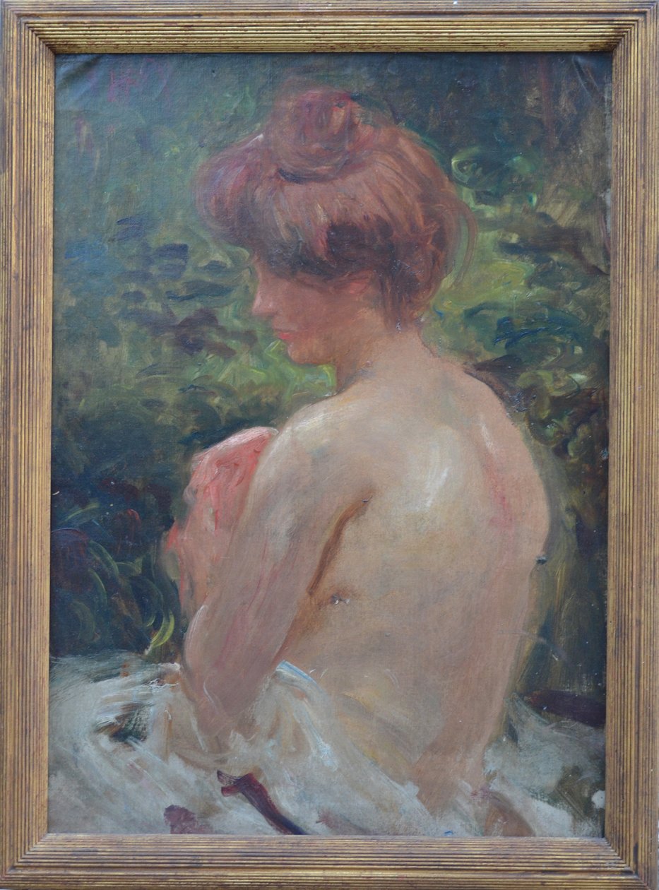Bather, ca. 1890 av Albert de Belleroche