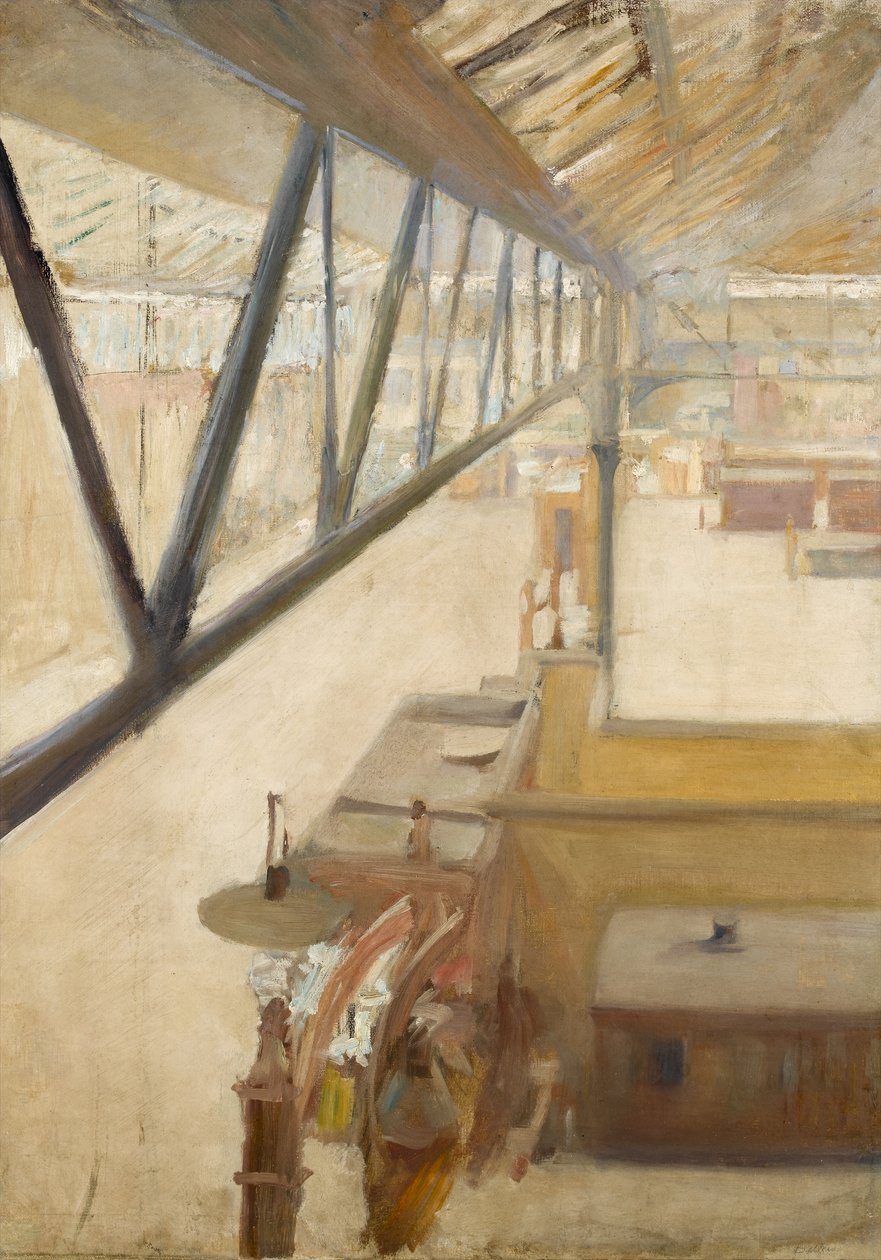 Charing Cross Station, ca. 1885 av Albert de Belleroche