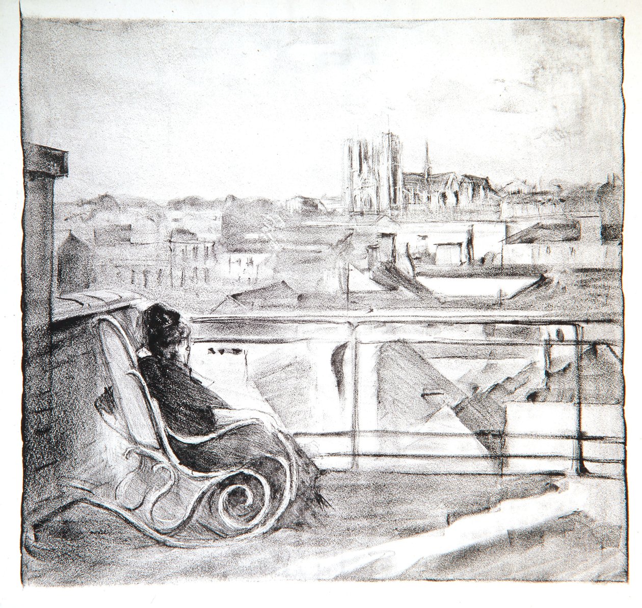 Julie på Sainte-Gudule, 1911 av Albert de Belleroche