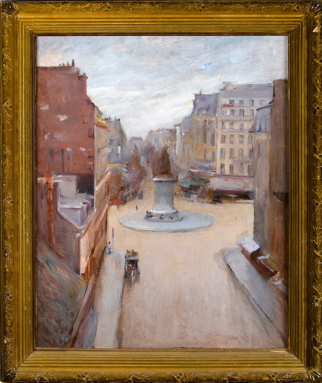 Place de Clichy, ca. 1880 av Albert de Belleroche