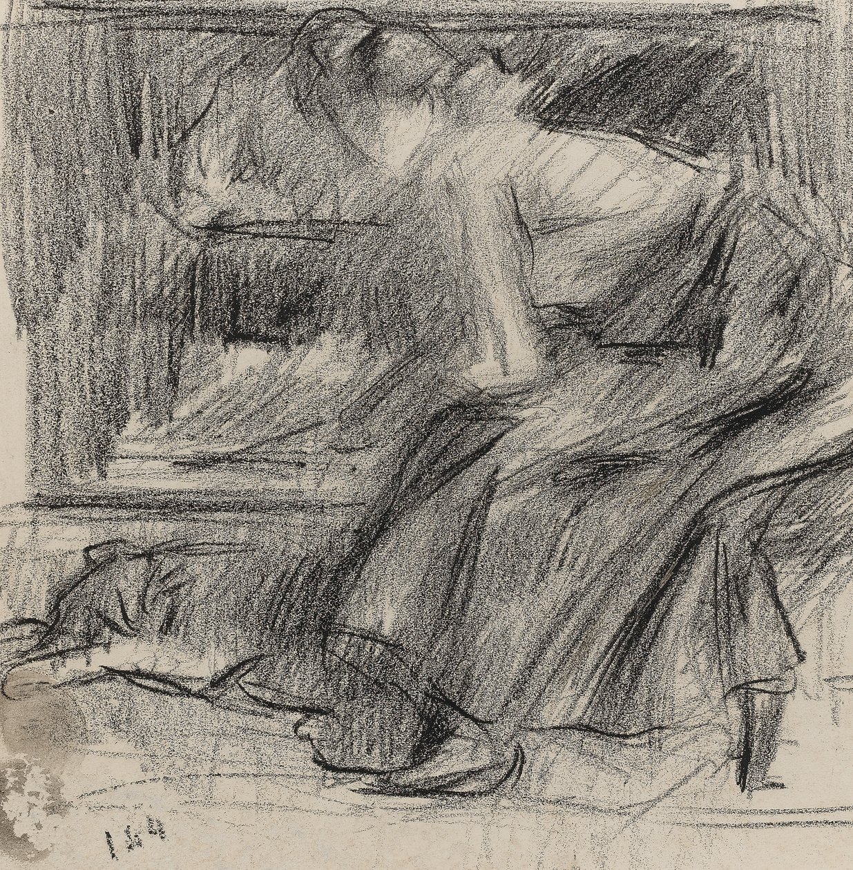 Sittende kvinne av Albert de Belleroche