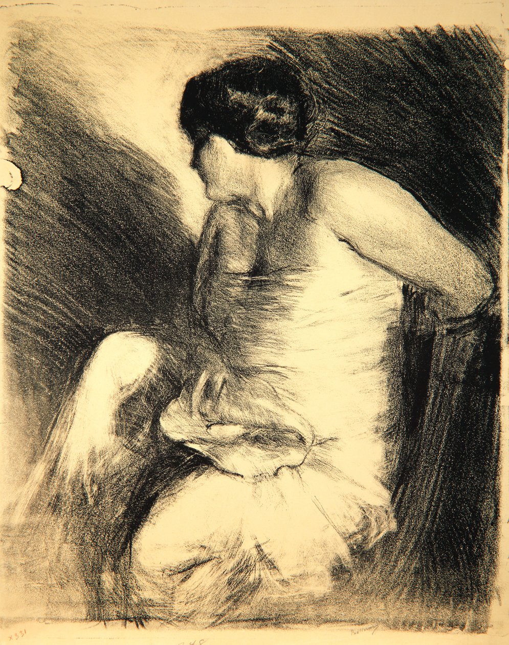 Kvinne med skjell, 1906 av Albert de Belleroche