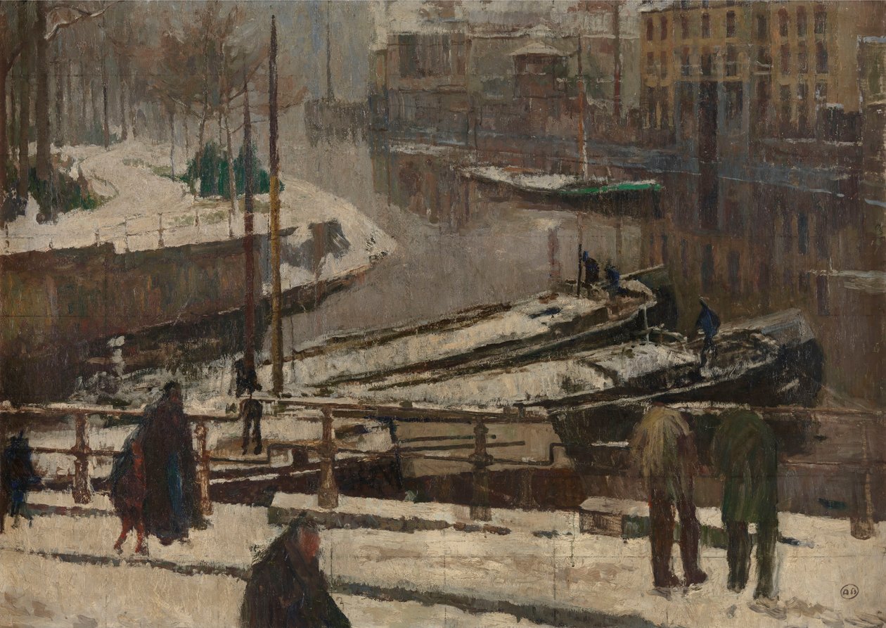 Tøværet i Gent av Albert Baertsoen