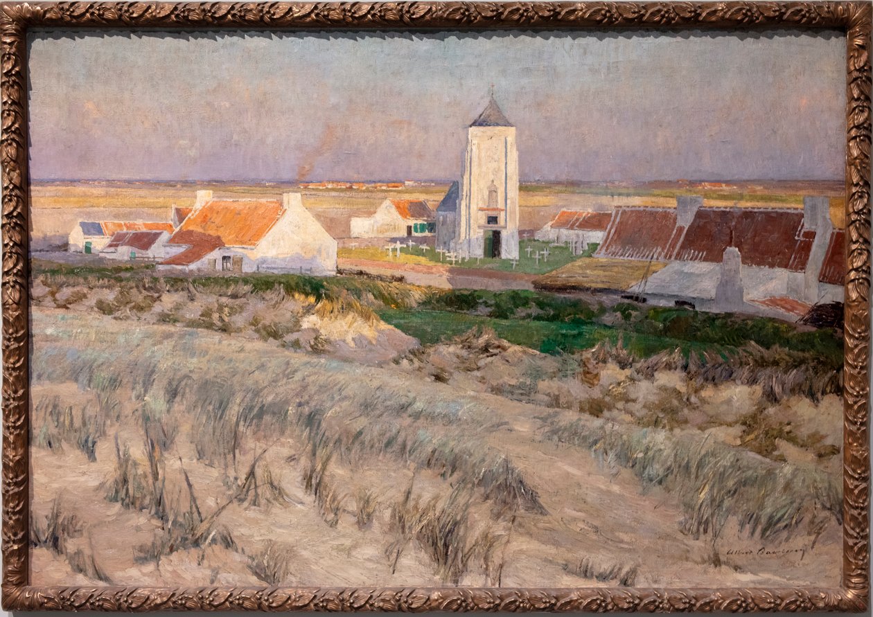 Kveld på sanddynen, Mariakerke-on-Sea av Albert Baertsoen