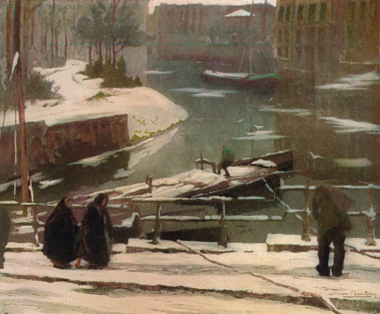 Le Degel A Gand, c1902, 1906-7 av Albert Baertsoen
