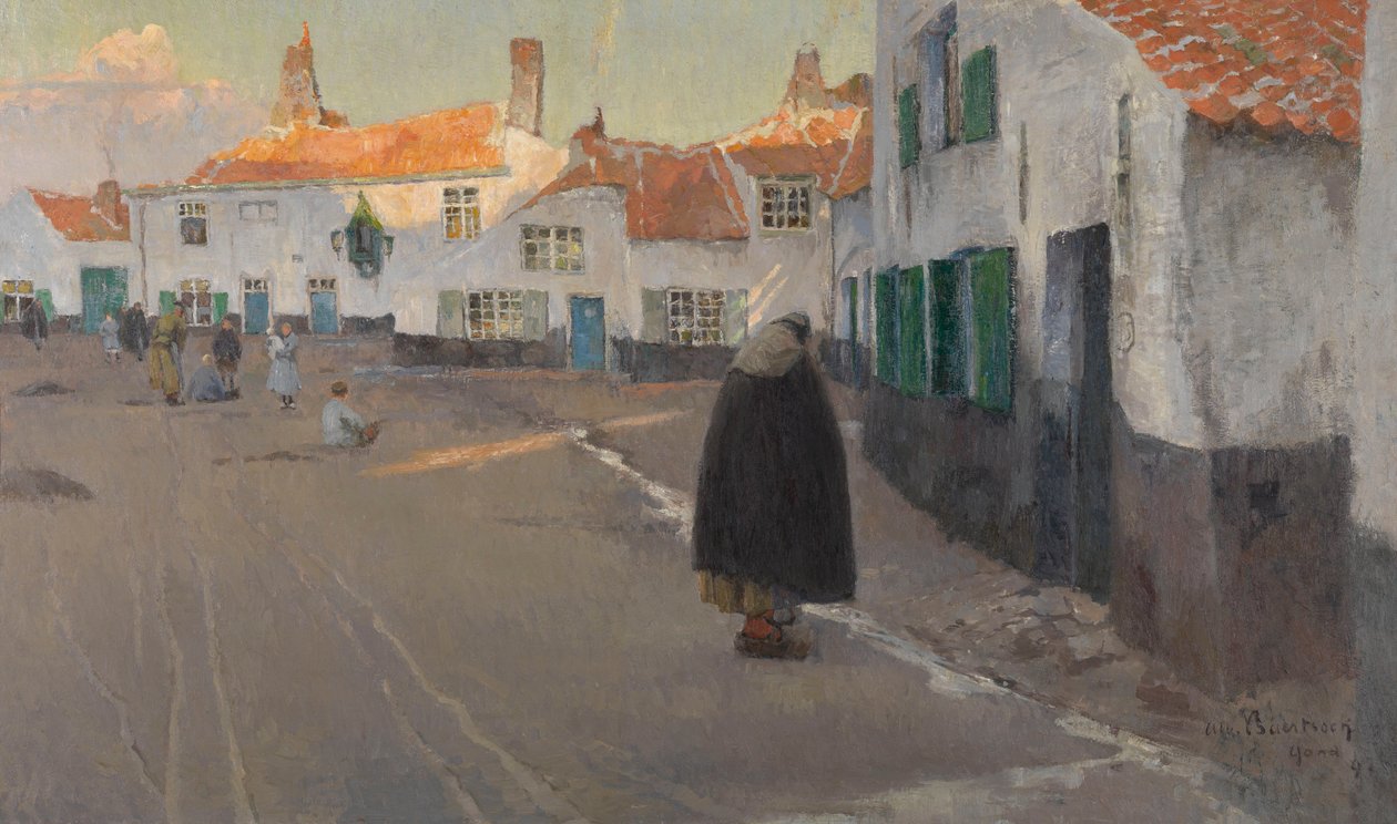 Torg i Flandern av Albert Baertsoen