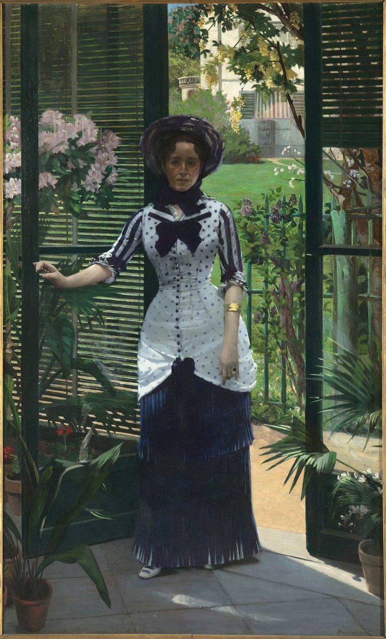 I drivhuset I drivhuset, ca 1881. av Albert Bartholomé
