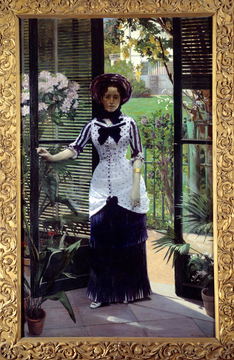 I drivhuset Maleri av Albert Bartholome (1848-1928) 1881 Søn. 1,42x2,33m Paris, Musee d'Orsay av Albert Bartholomé