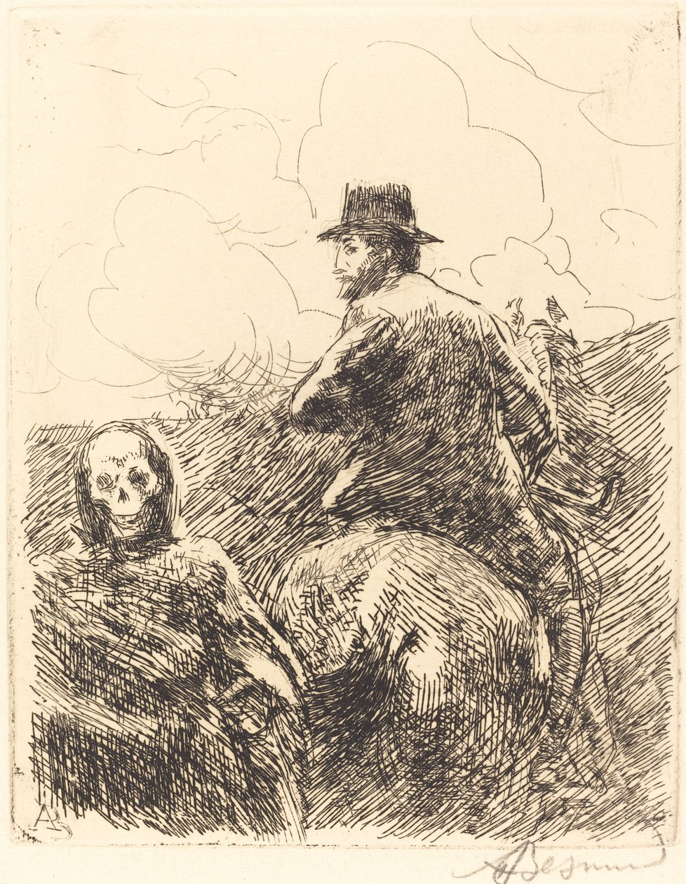 Fare passert (fare passert) av Albert Besnard