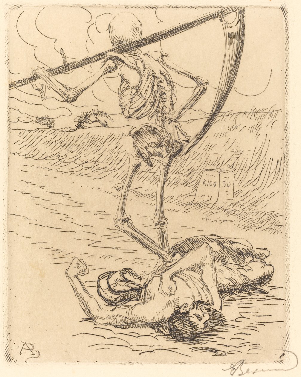 Likegyldig (Indifferent) av Albert Besnard