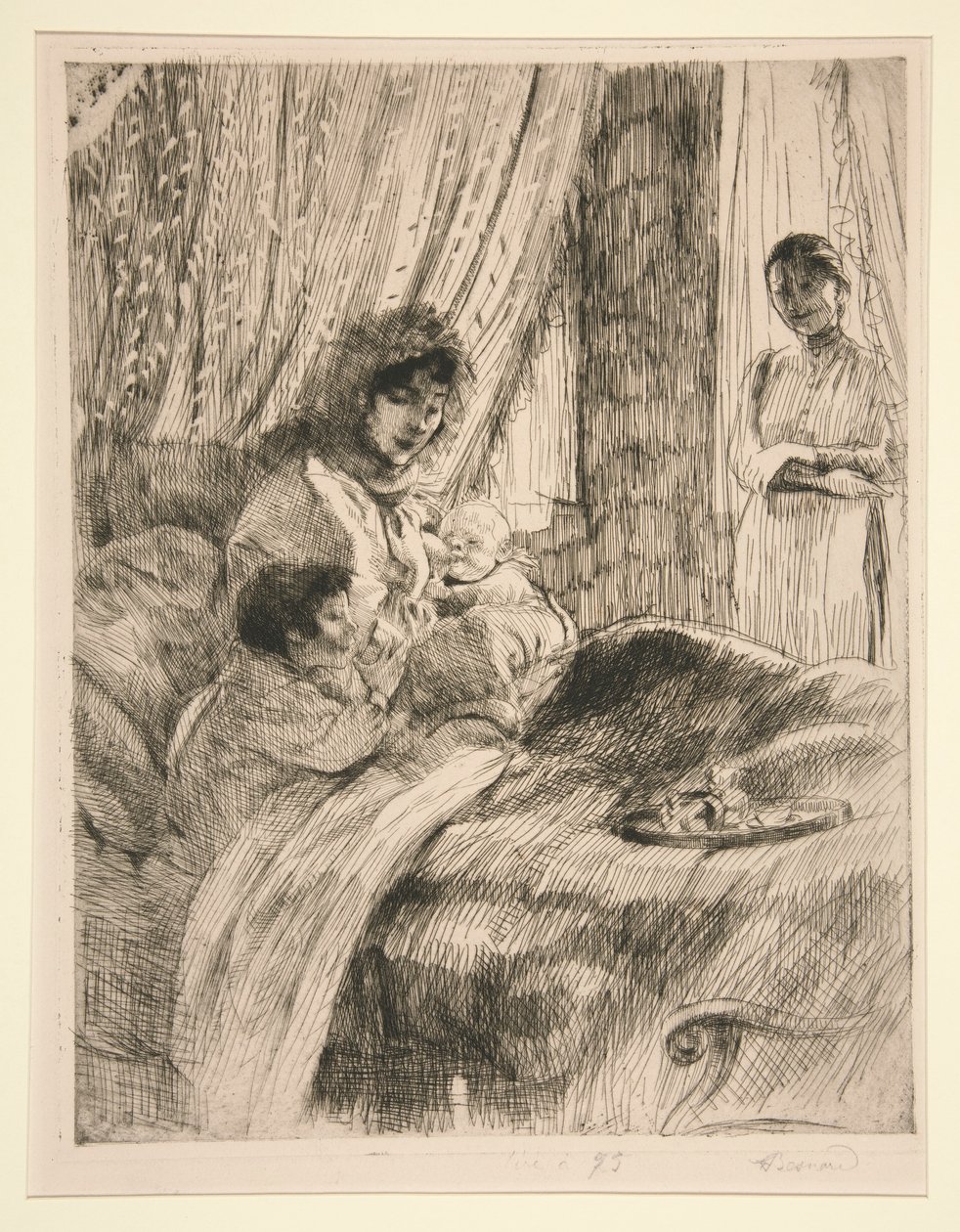 Lunsj (eller, Happy Maternity) [Lunsj (eller, Happy Maternity)] av Albert Besnard