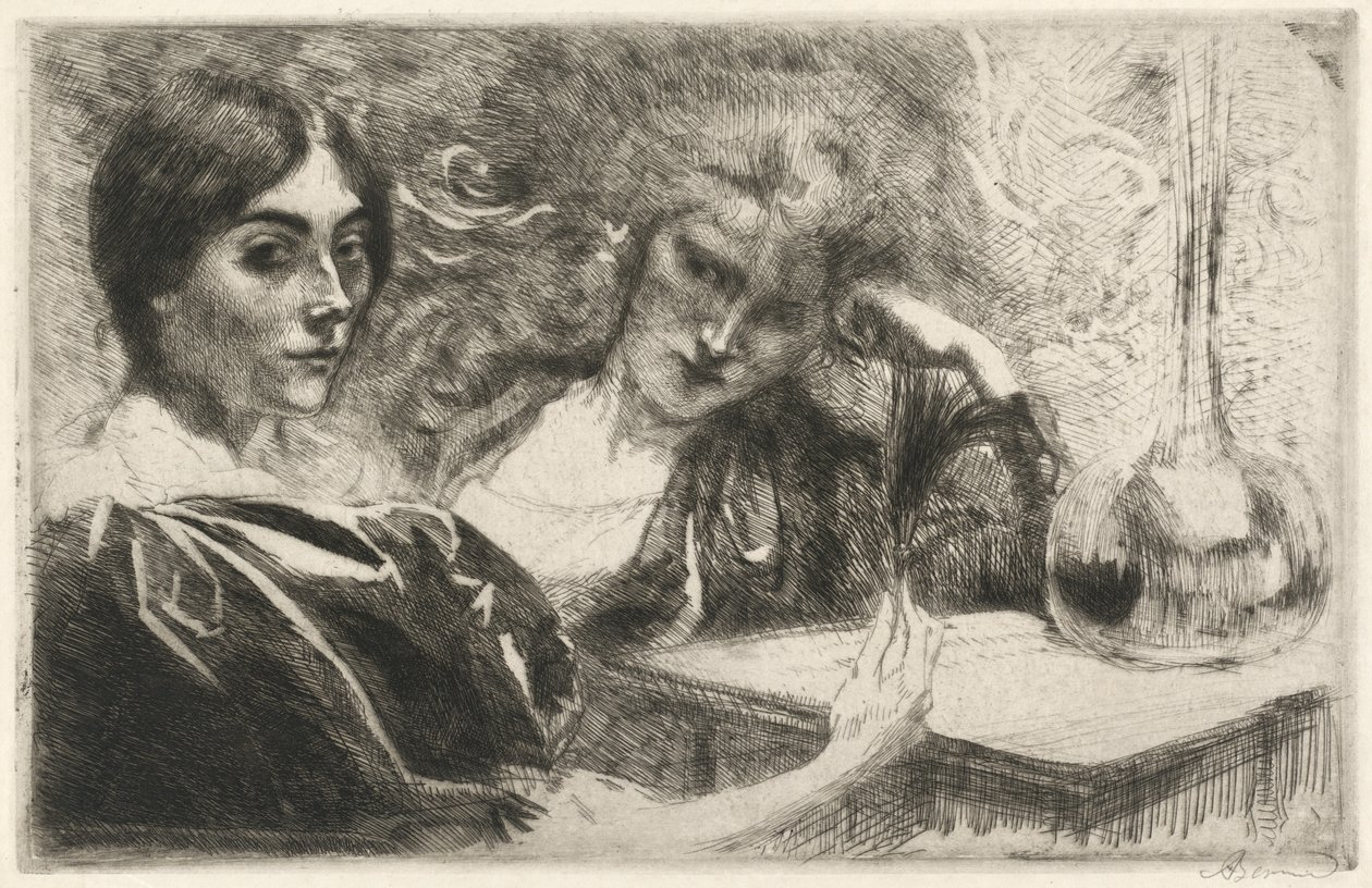 Morfinavhengige (morfinomaner) av Albert Besnard