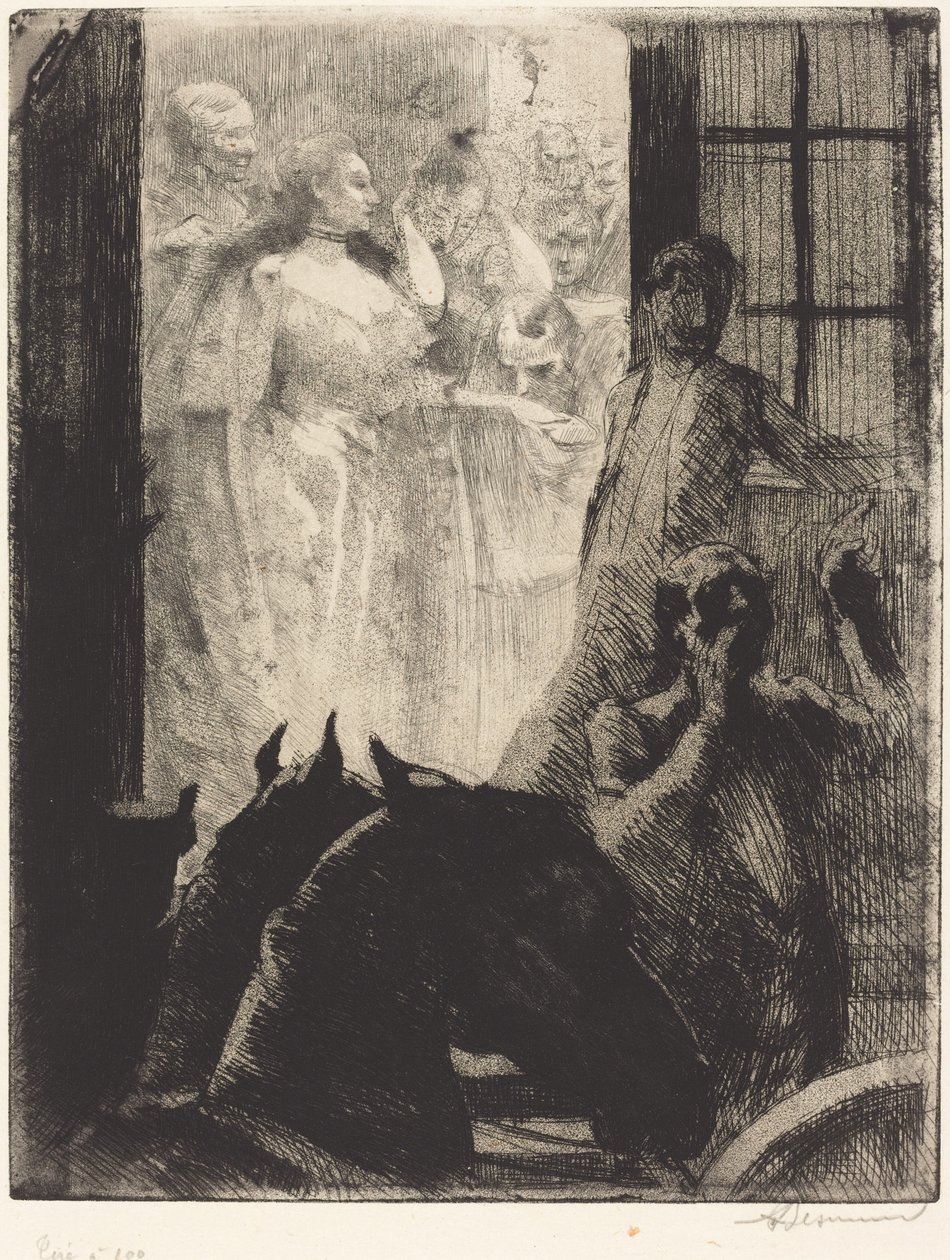 Sosial triumf av Albert Besnard