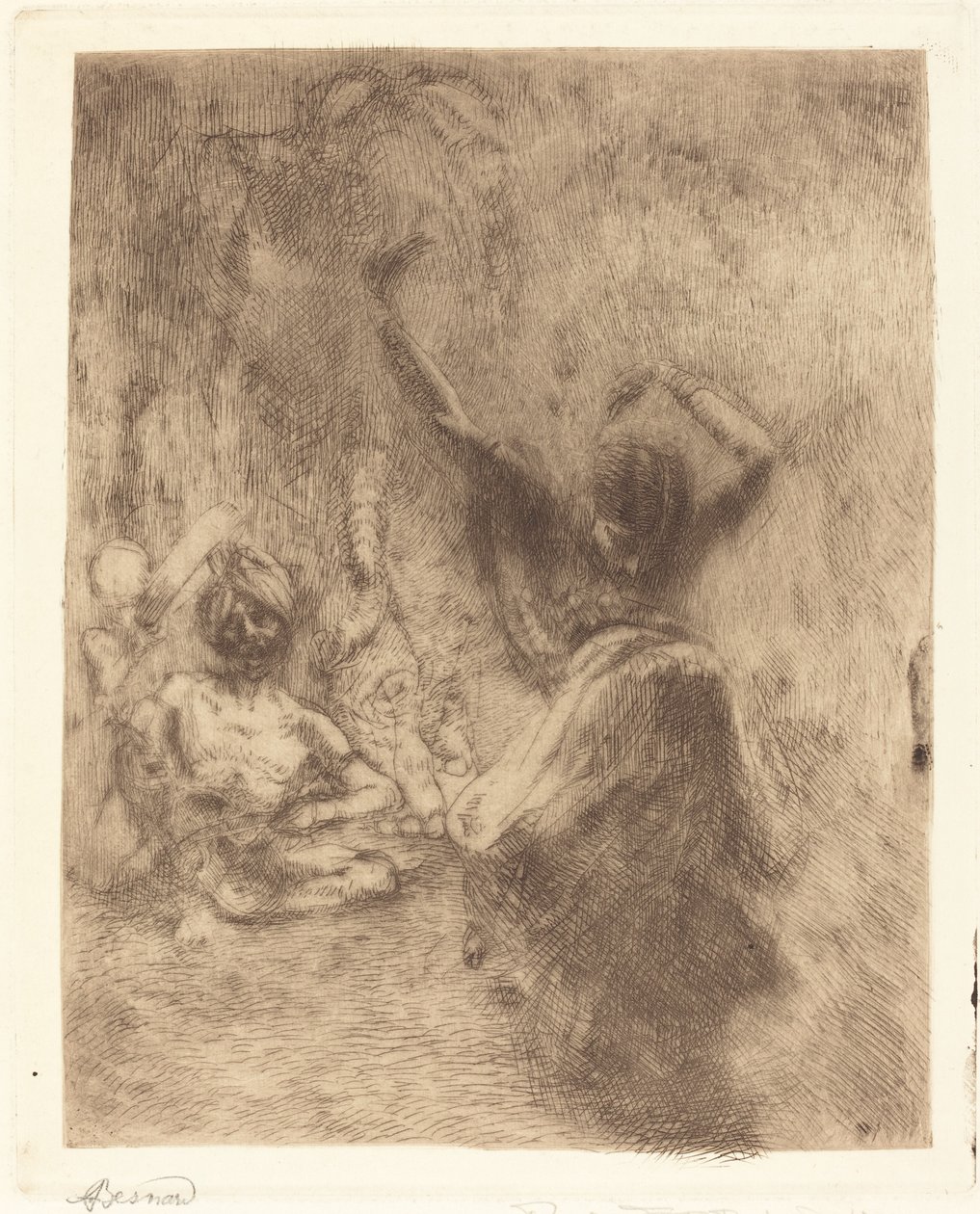 Danseren av Tanjore (La bayadère de Tanjore) av Albert Besnard