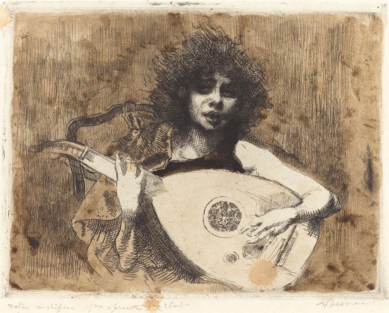 Lutespilleren av Albert Besnard