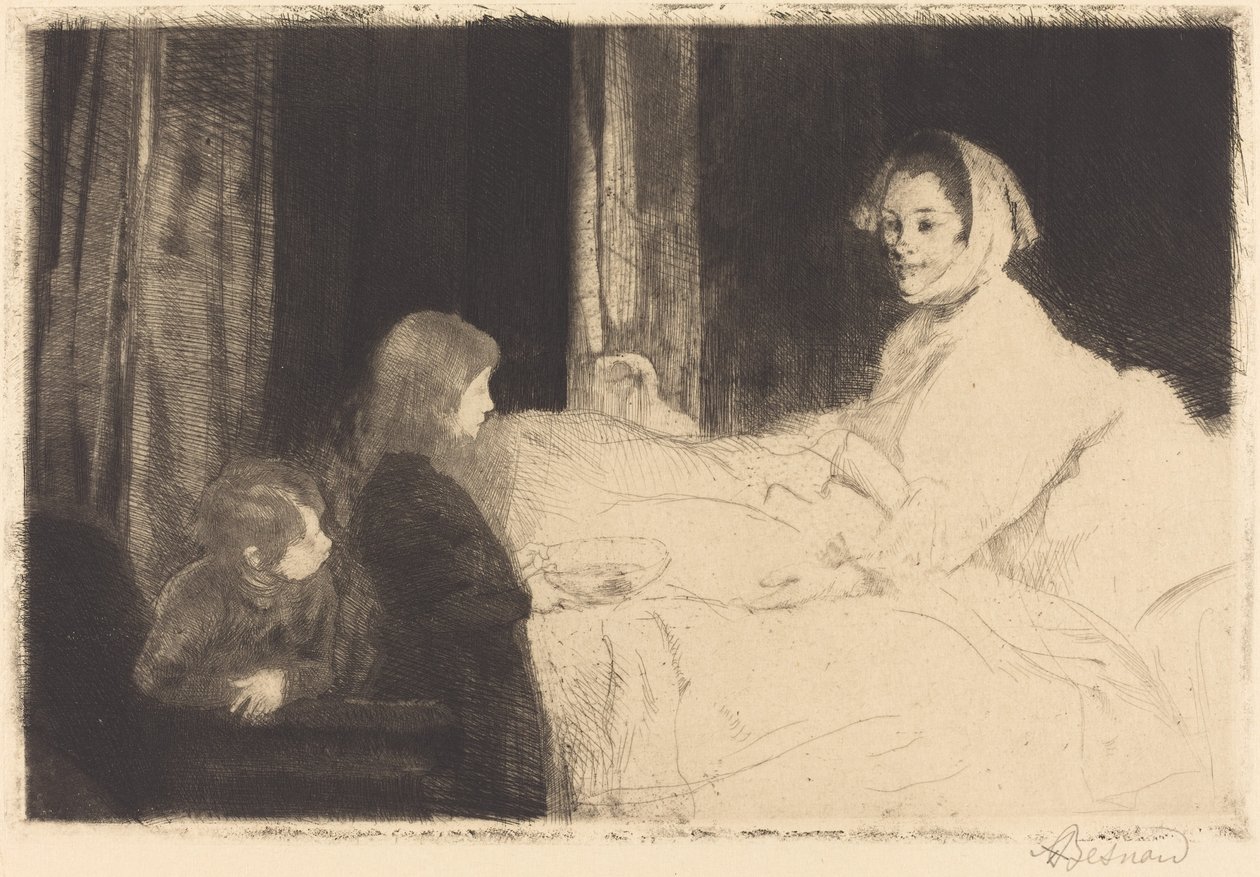 Den syke moren av Albert Besnard