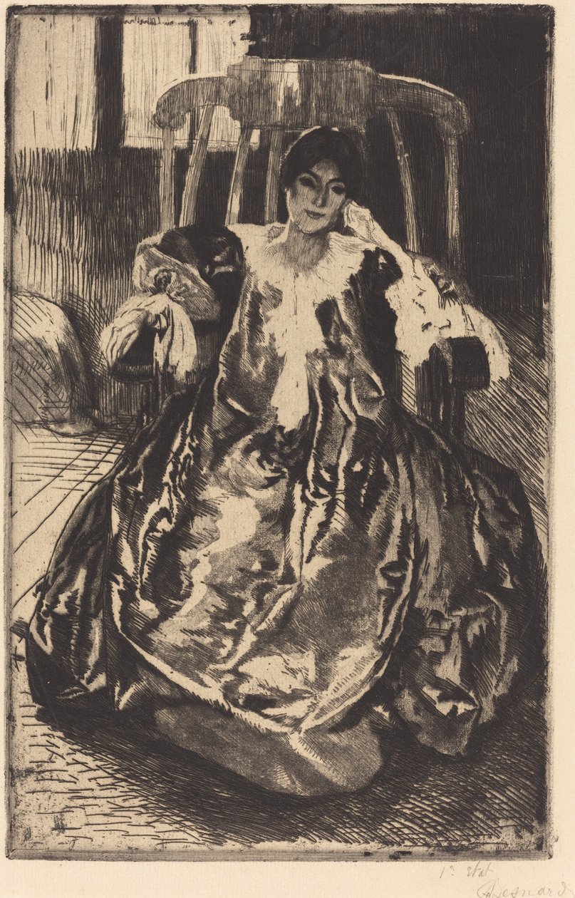 Silkekjolen av Albert Besnard