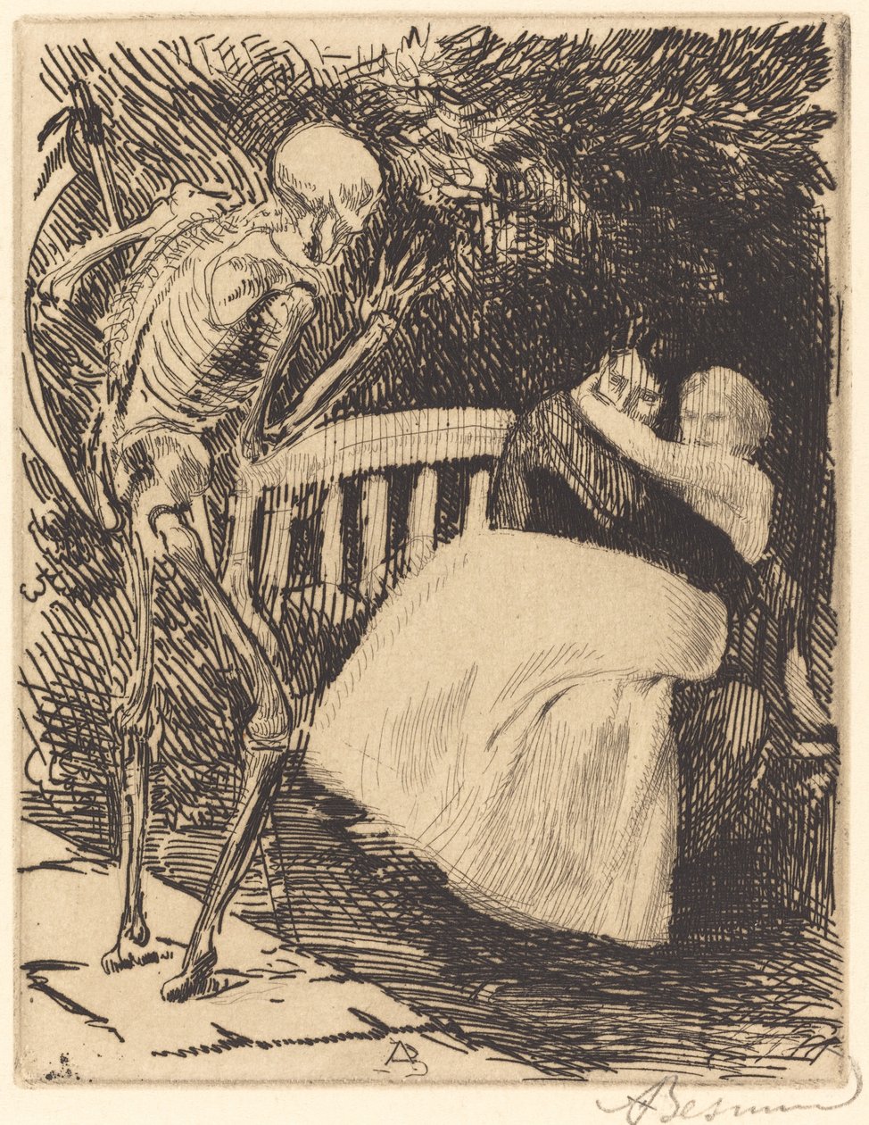 Advarselen av Albert Besnard