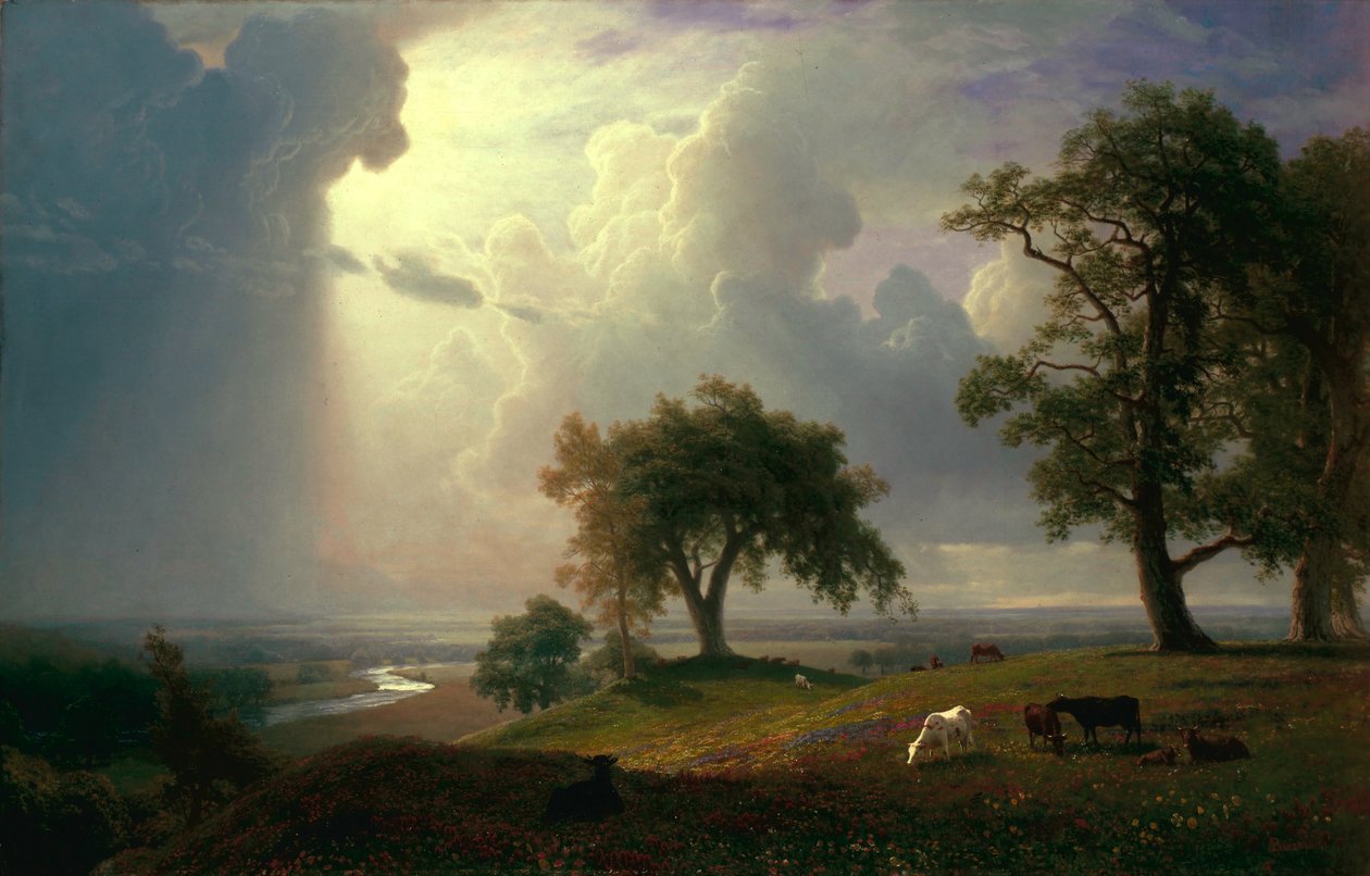 Kalifornsk vår av Albert Bierstadt