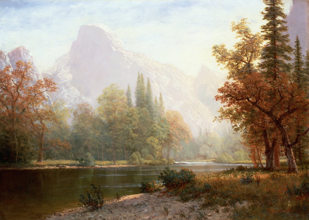 Half Dome, Yosemite av Albert Bierstadt
