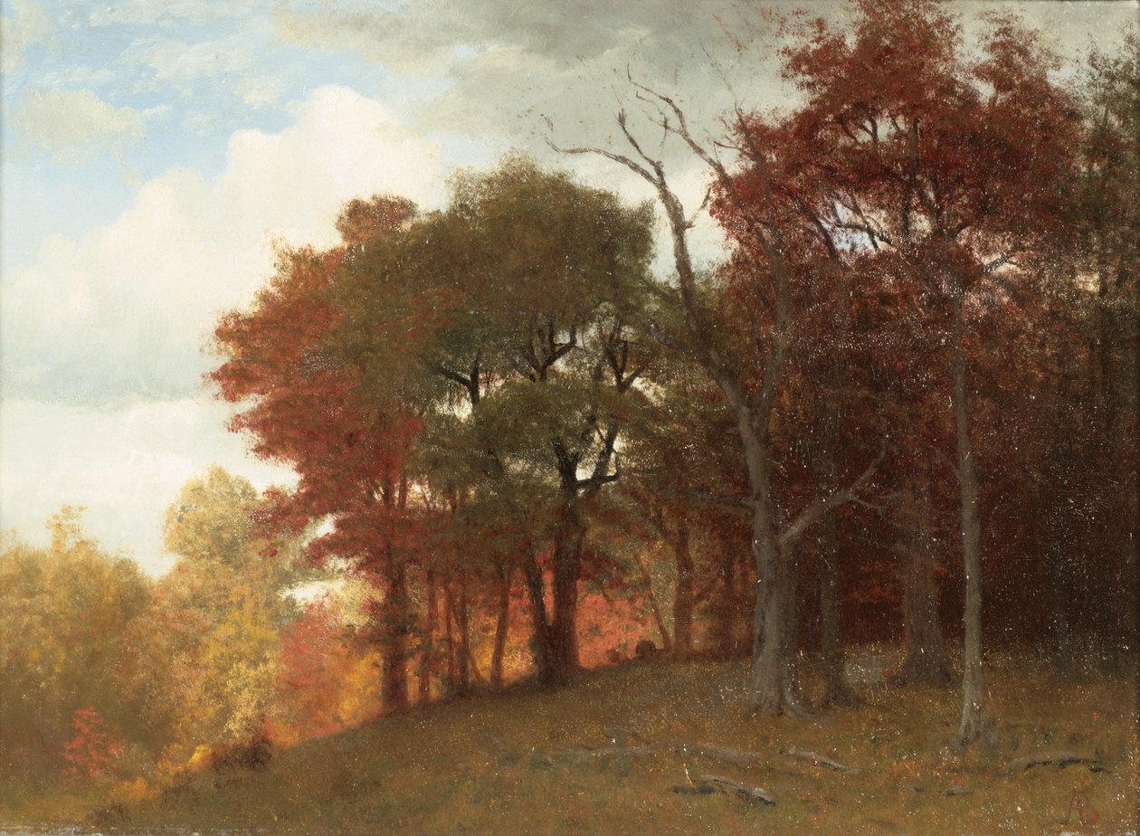 Hastings on the Hudson River, 1865 (olje på lin) av Albert Bierstadt