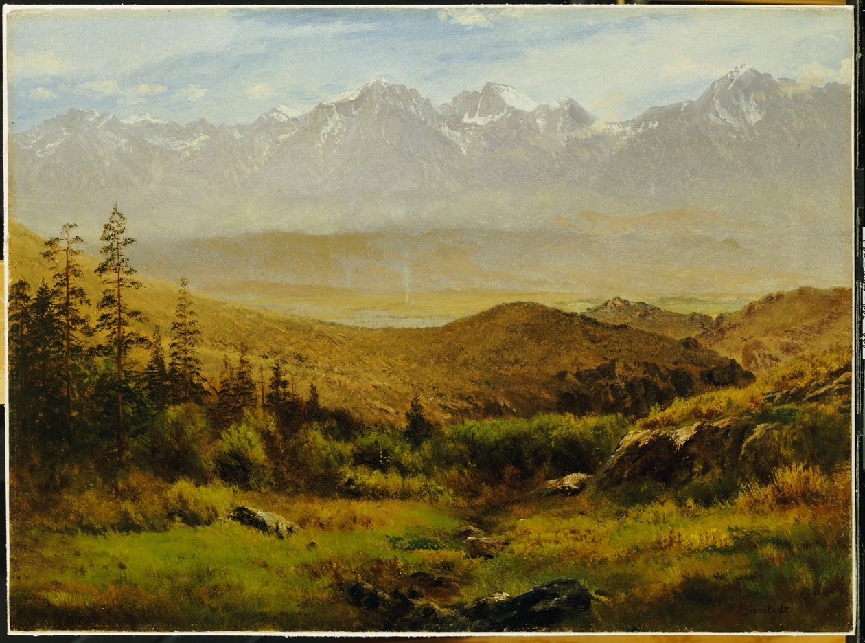 I foten av Rockies av Albert Bierstadt