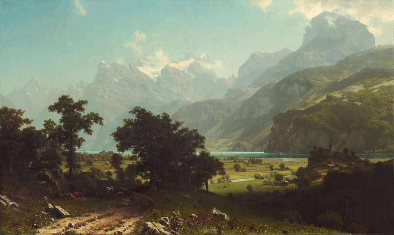 Vierwaldstättersjøen av Albert Bierstadt