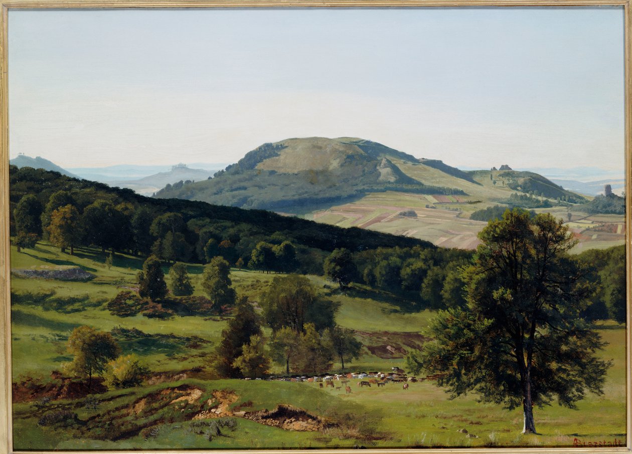 Landskap - Hill og Dale av Albert Bierstadt