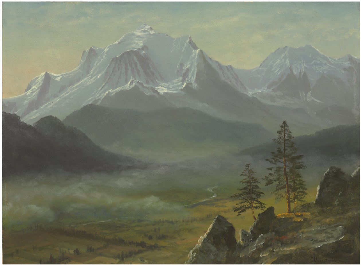 Mont-Blanc av Albert Bierstadt