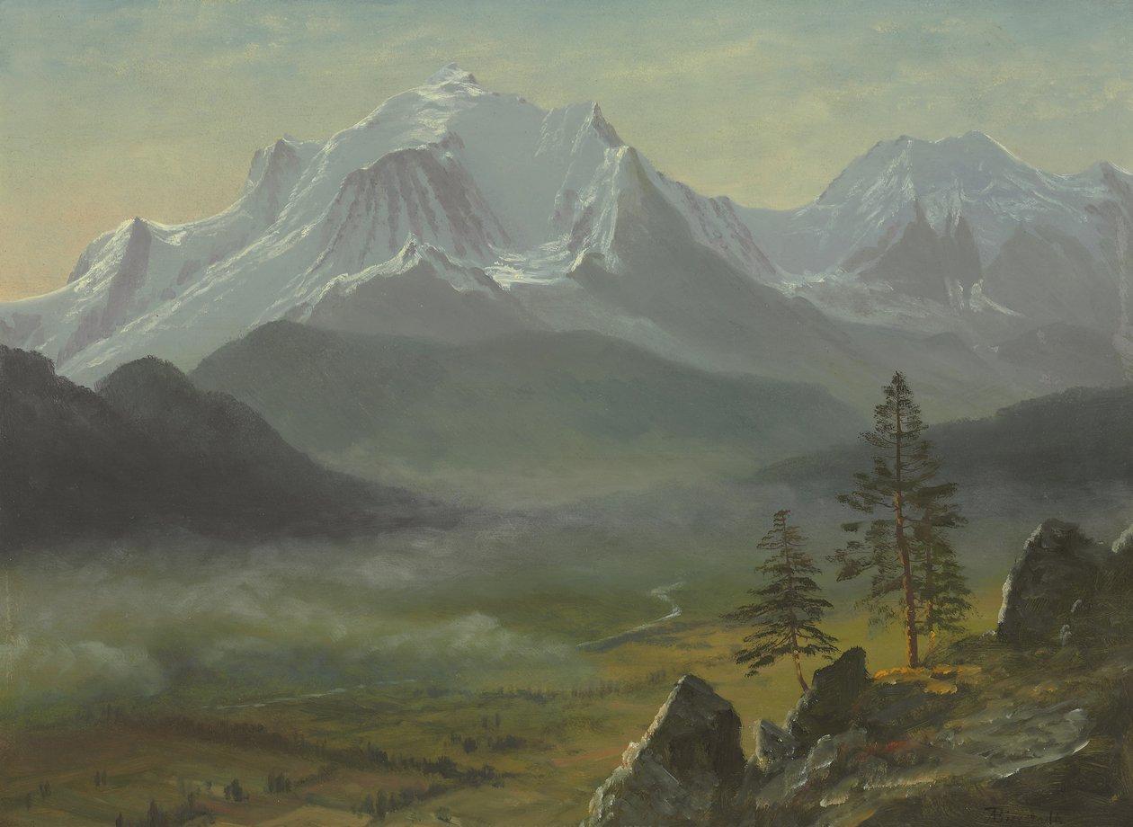 Mont-Blanc av Albert Bierstadt