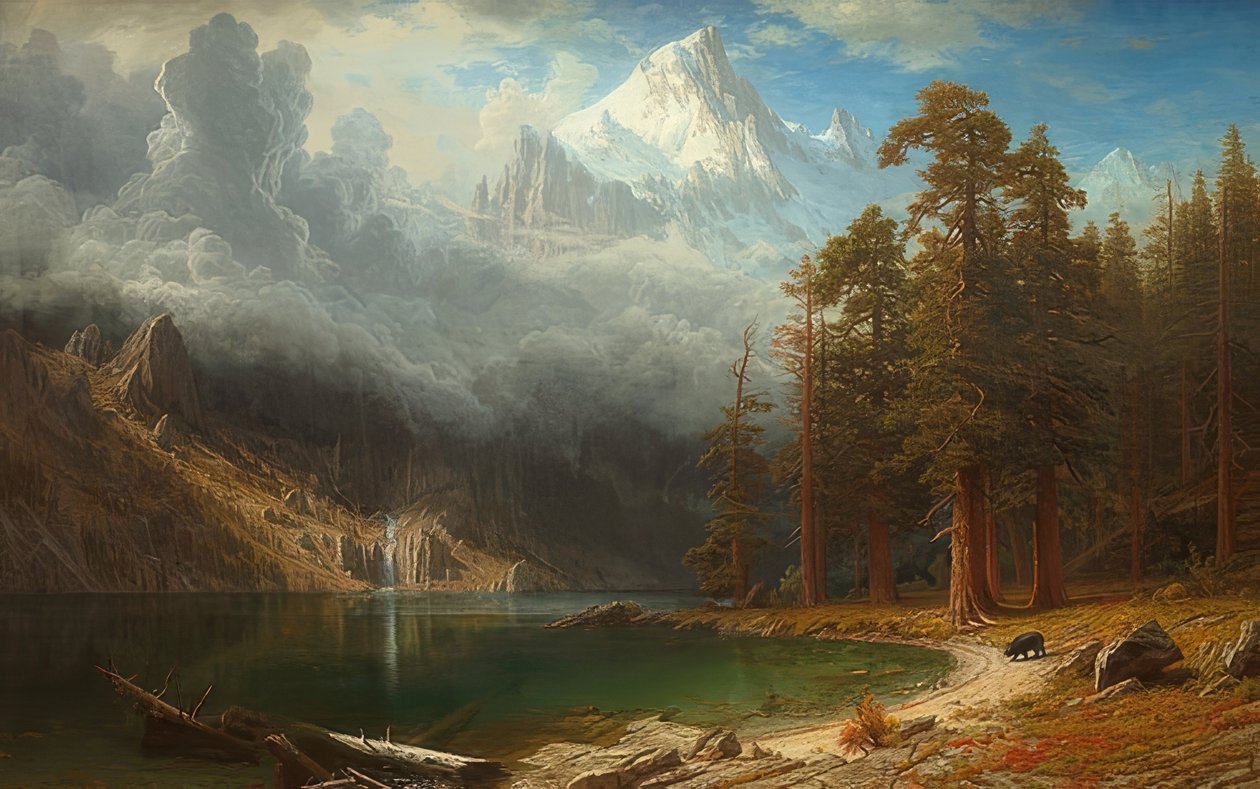 Mount Corcoran. Um 1876-77 av Albert Bierstadt
