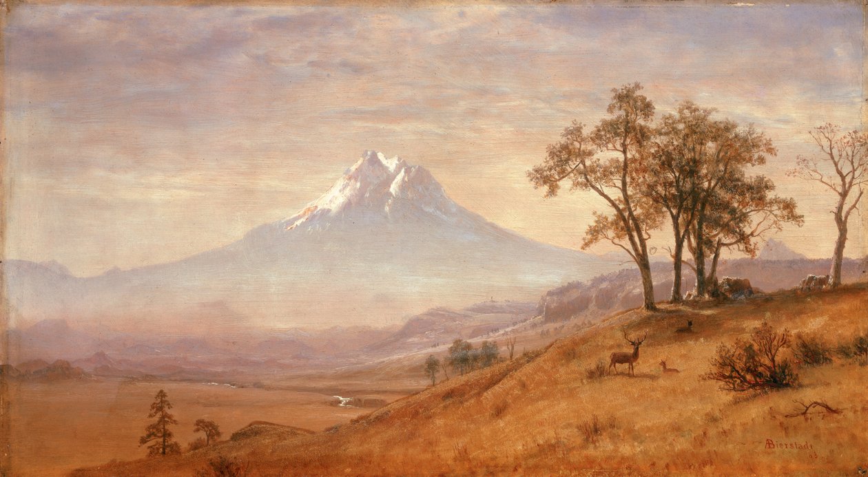 Mount Hood, 1863 av Albert Bierstadt