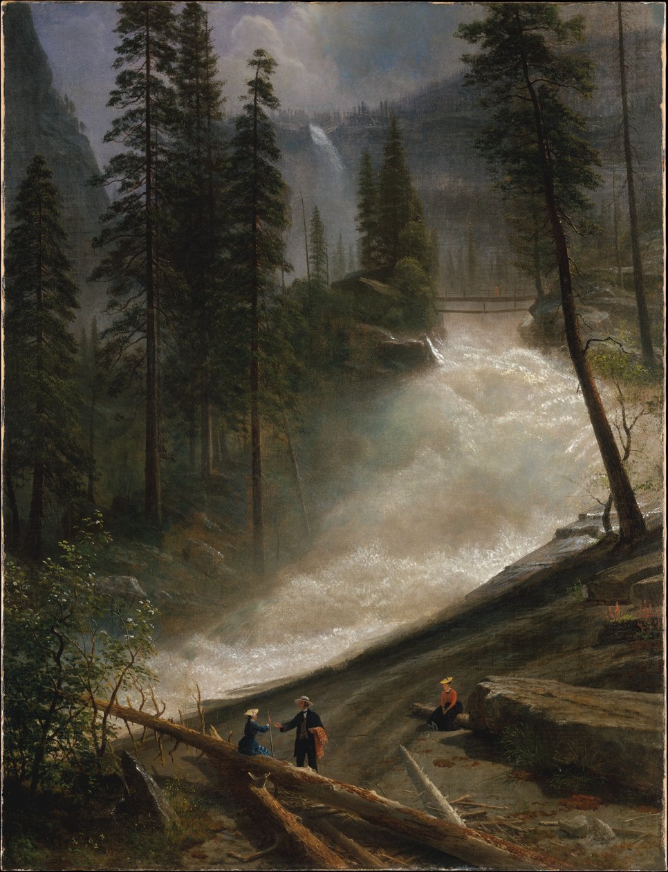 Nevadafallene, Yosemite av Albert Bierstadt