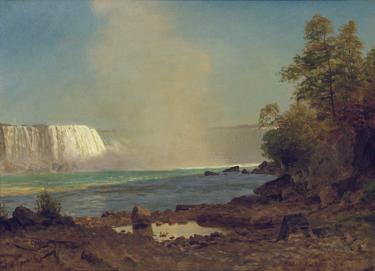 Niagara Falls, 1863 av Albert Bierstadt