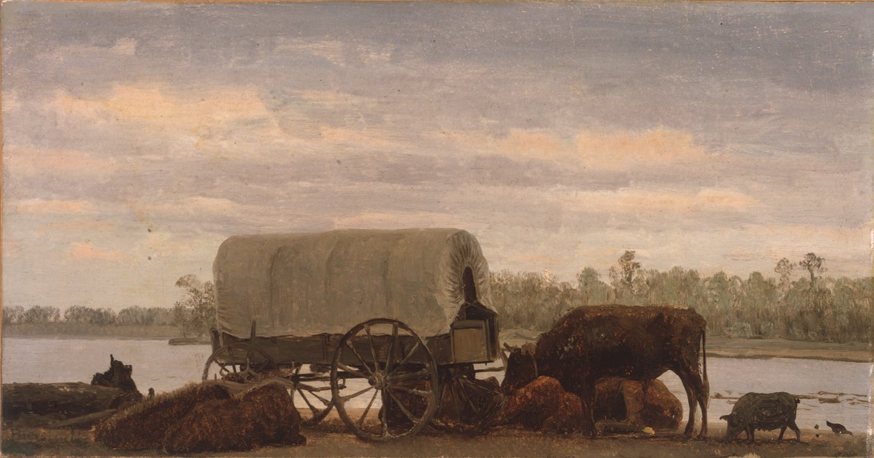 Middag på Platten av Albert Bierstadt
