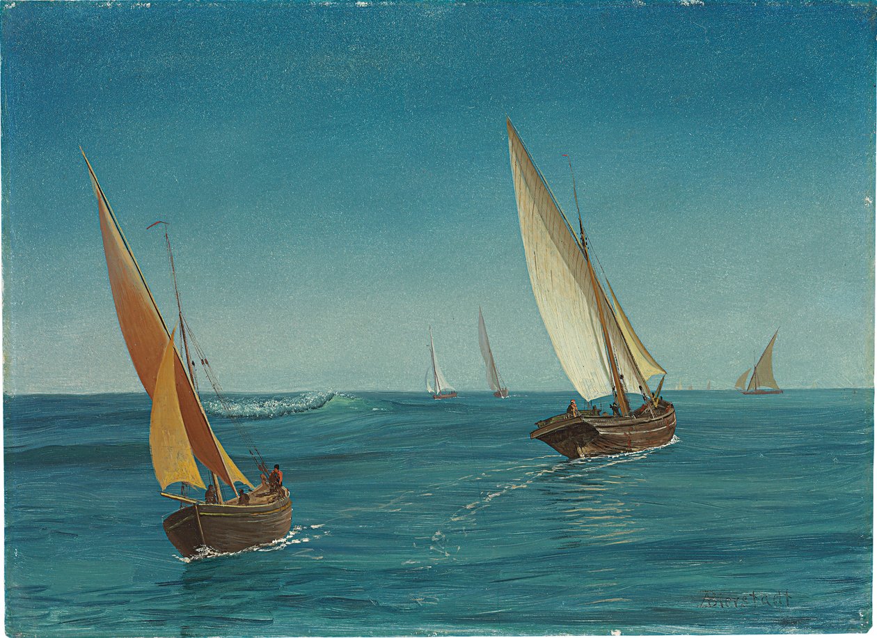 Ved Middelhavet av Albert Bierstadt