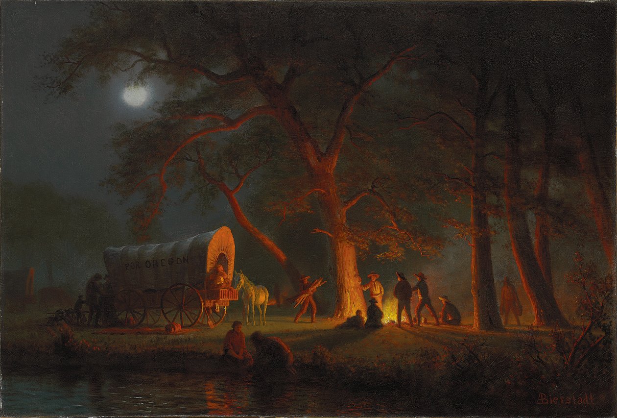 Oregon Trail av Albert Bierstadt