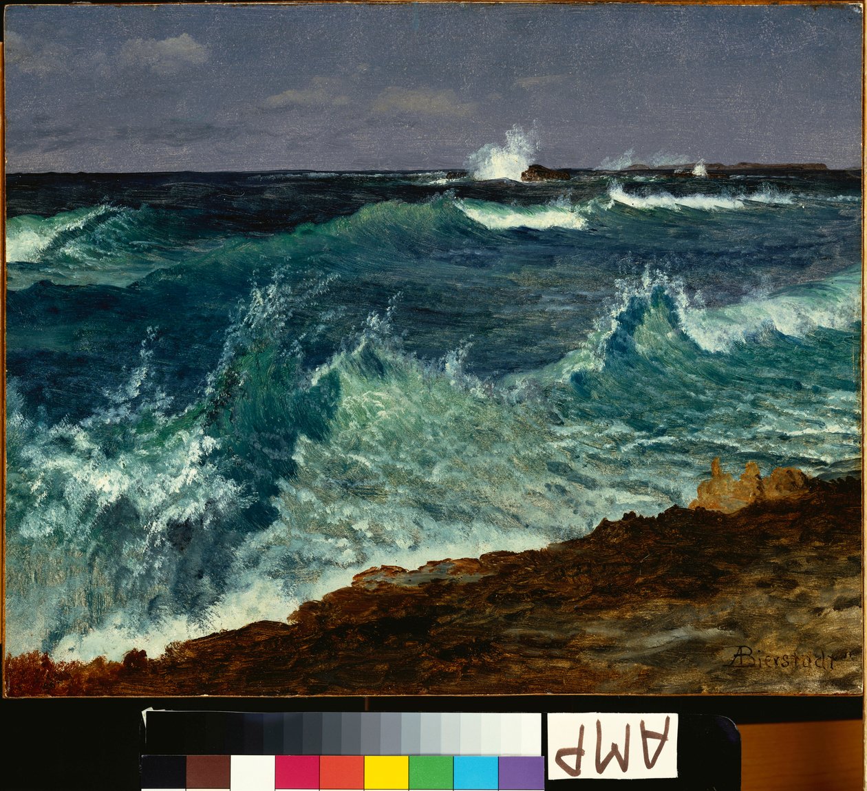 Sjølandskap av Albert Bierstadt