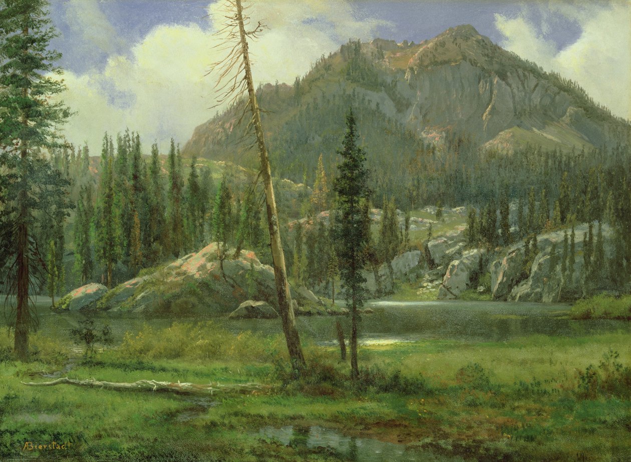 Sierra Nevada-fjellene av Albert Bierstadt