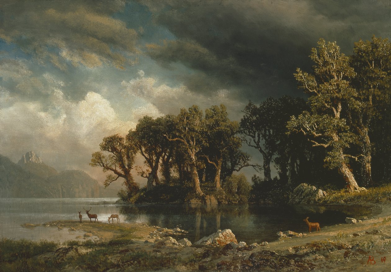 Den kommende stormen av Albert Bierstadt