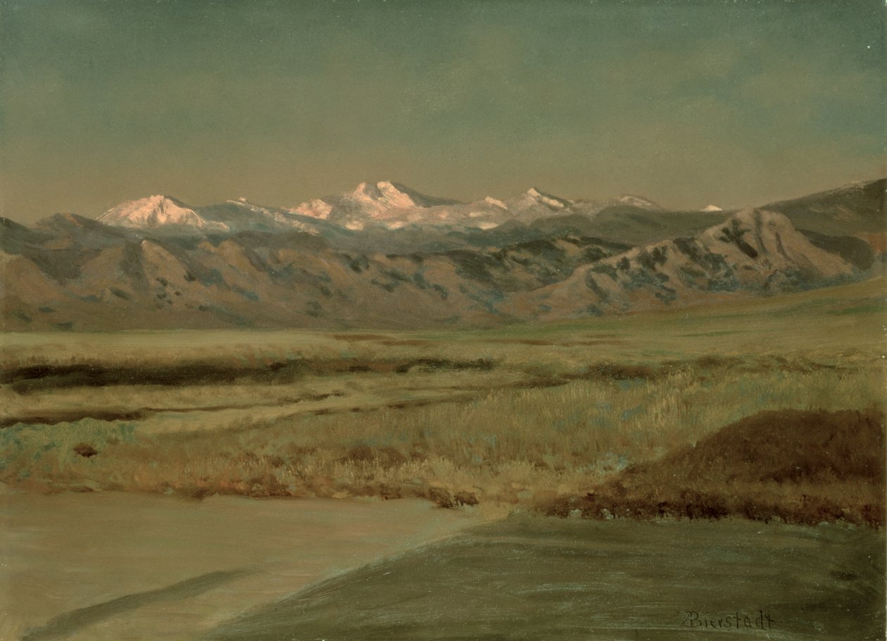 The Grand Tetons, Wyoming av Albert Bierstadt