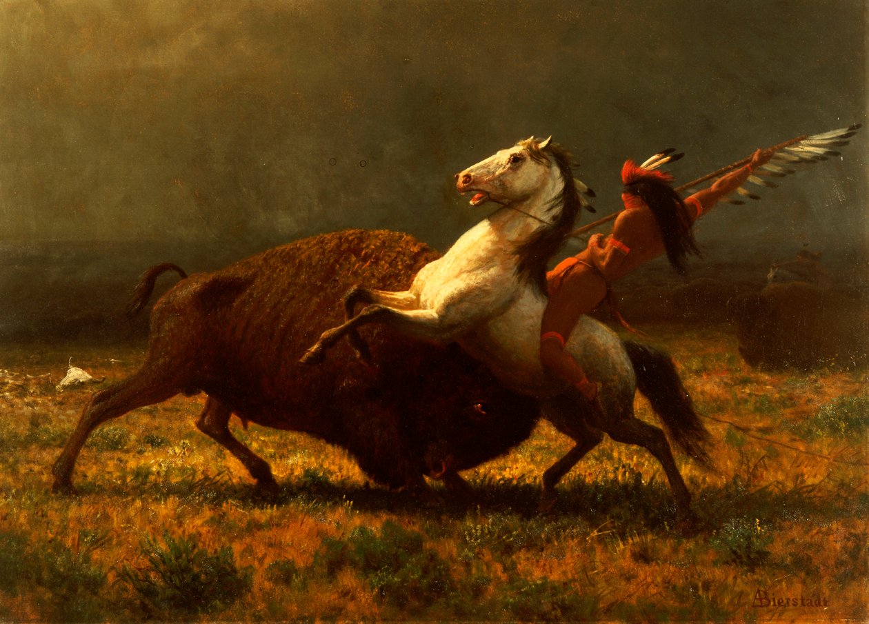 The Last of the Buffalo, ca. 1888 av Albert Bierstadt