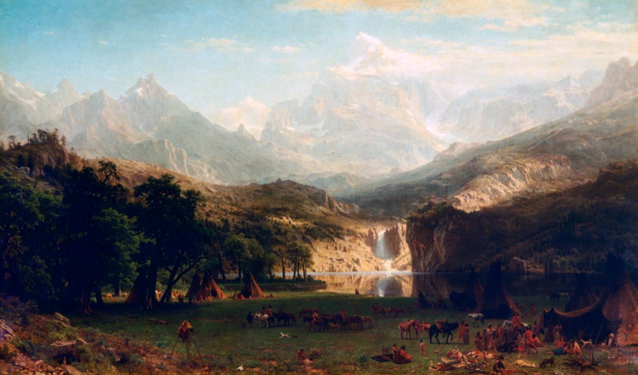 Rocky Mountains, Landers Peak, 1863 av Albert Bierstadt