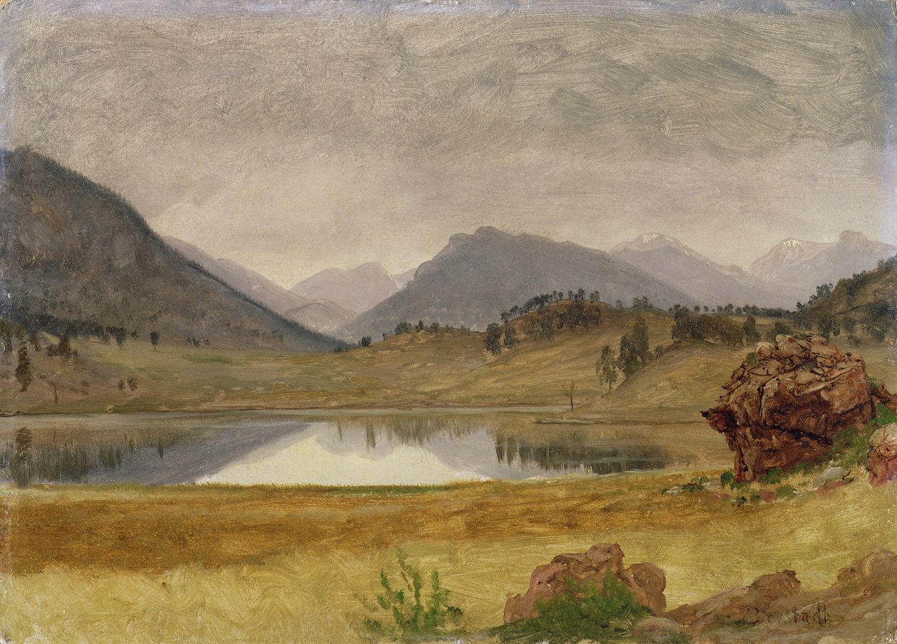 Wind River Country, ca. 1860 av Albert Bierstadt