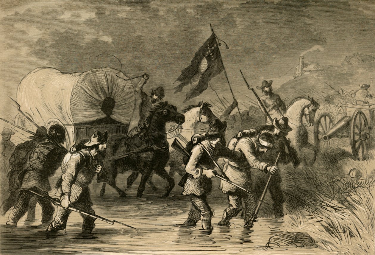 Lees Retreat etter slaget ved Gettysburg, 1878. av Albert Bobbett