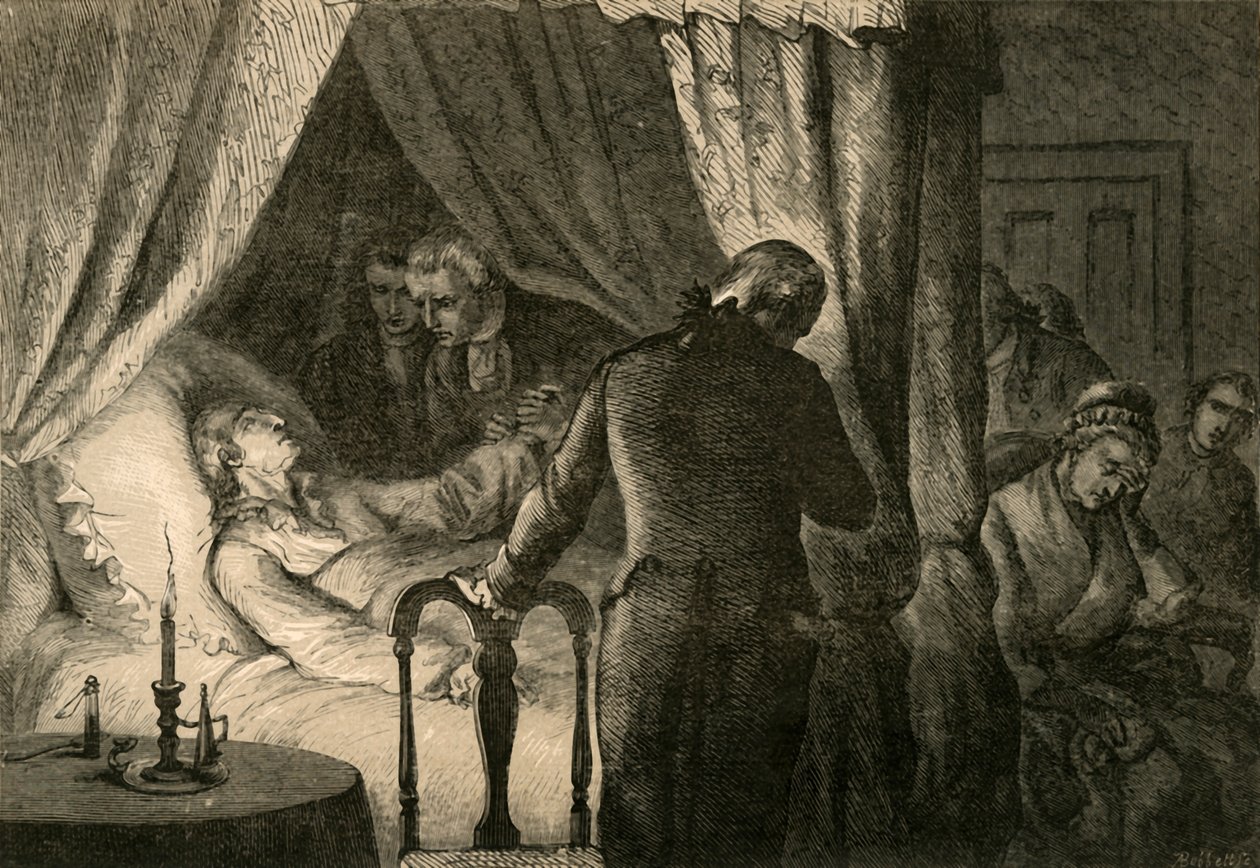 Washingtons død, 1877. av Albert Bobbett